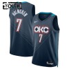 Dječji NBA Dres Oklahoma City Thunder Chet Holmgren Nike 2025-26 City Edition Crno Swingman